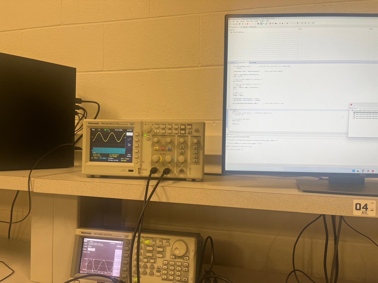 TI C6000 DSP lab setup